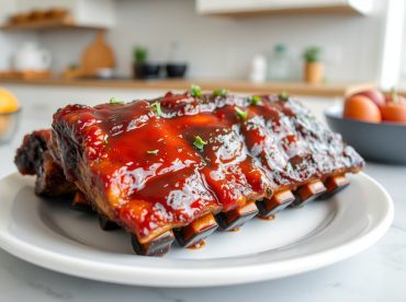 Saftige Spareribs, perfekt zubereitet im Airfryer für einen unvergesslichen Geschmack.