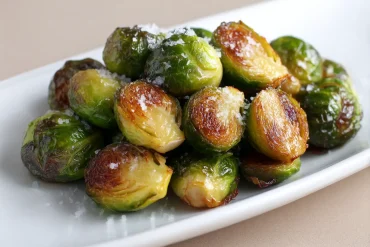 Knuspriger Rosenkohl im Airfryer für eine gesunde Beilage.