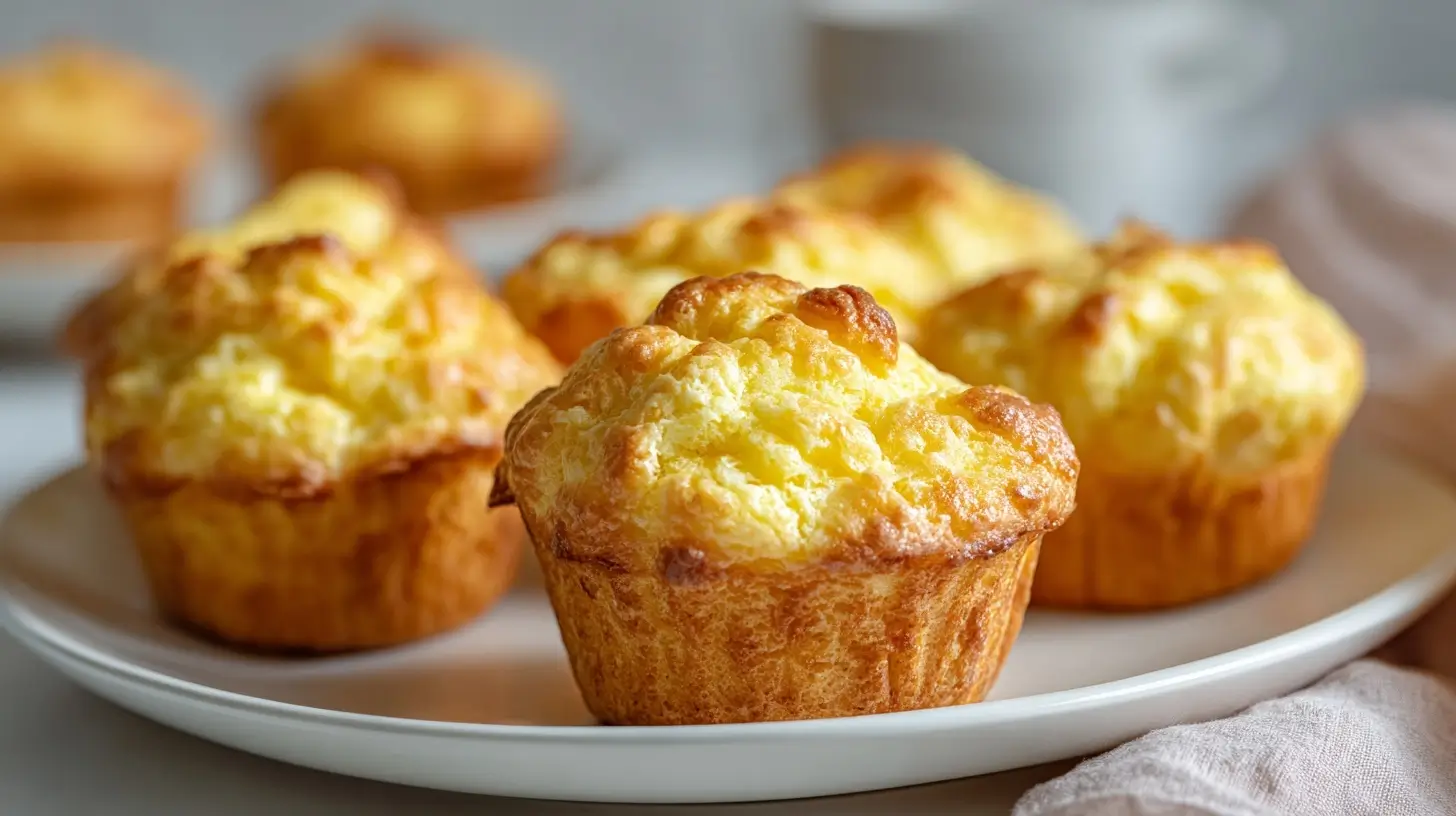 Leckere Eierlikör-Muffins mit perfekter Konsistenz, frisch zubereitet im Airfryer.