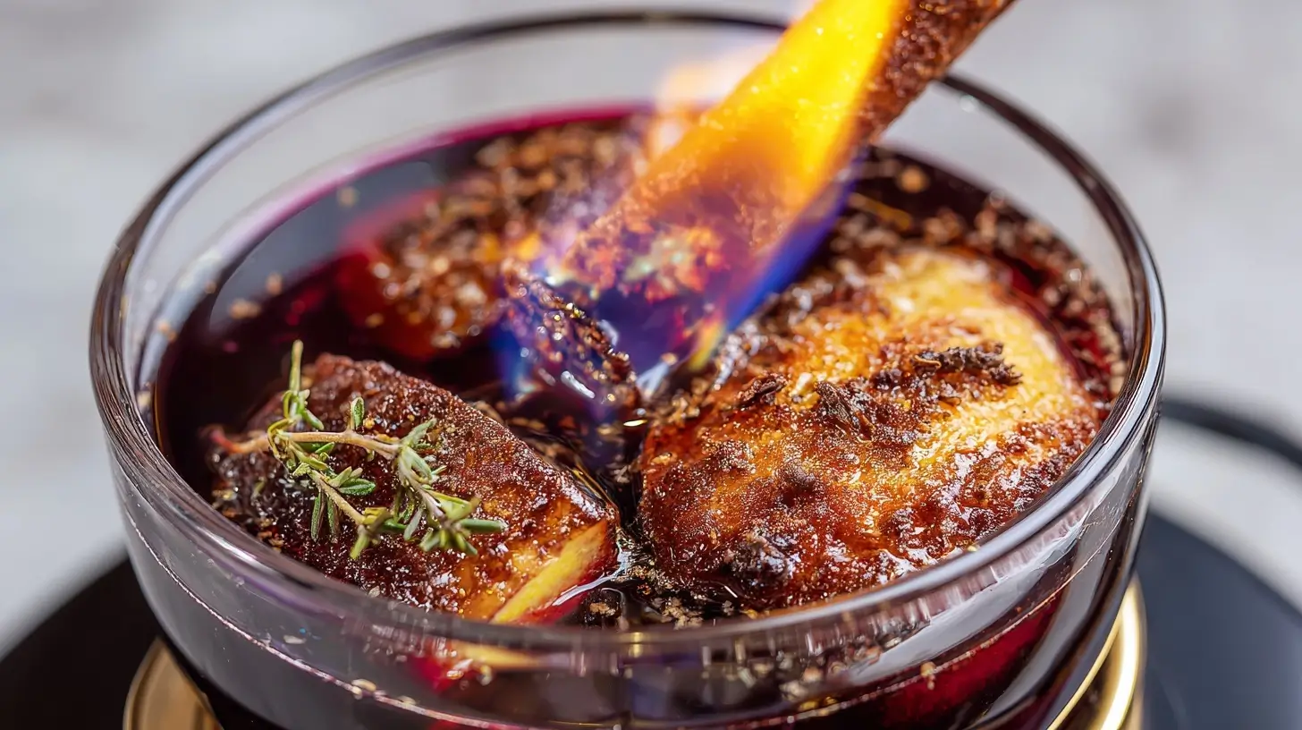 Köstliche Feuerzangenbowle, perfekt zubereitet im Airfryer — ein Fest für die Sinne!