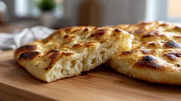 Warmes Fladenbrot aus dem Airfryer, perfektes beim Grillen oder für Snacks.