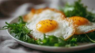 Leckere, knusprige frittierte Eier im Airfryer für ein perfektes Frühstück.