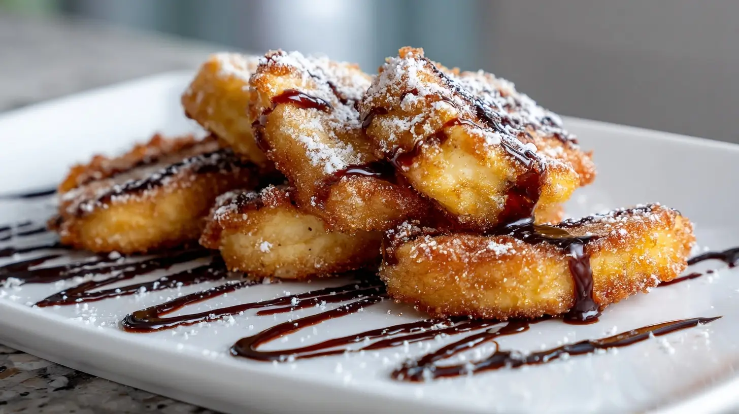 Die perfekte gebackene Banane, zart und süß, direkt aus dem Airfryer.