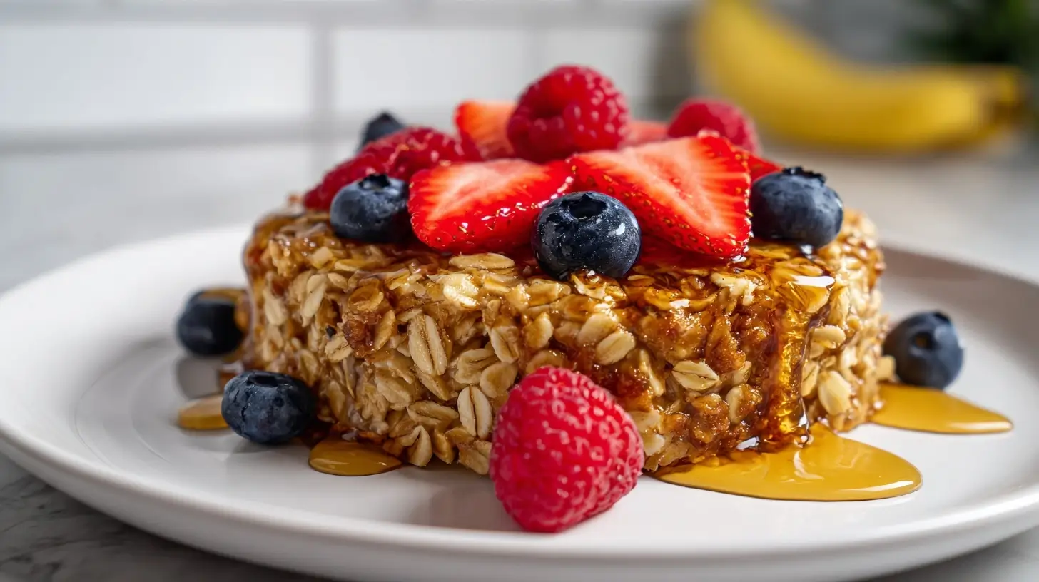 Köstliche Haferflocken im Airfryer, perfekt knusprig und gesund.