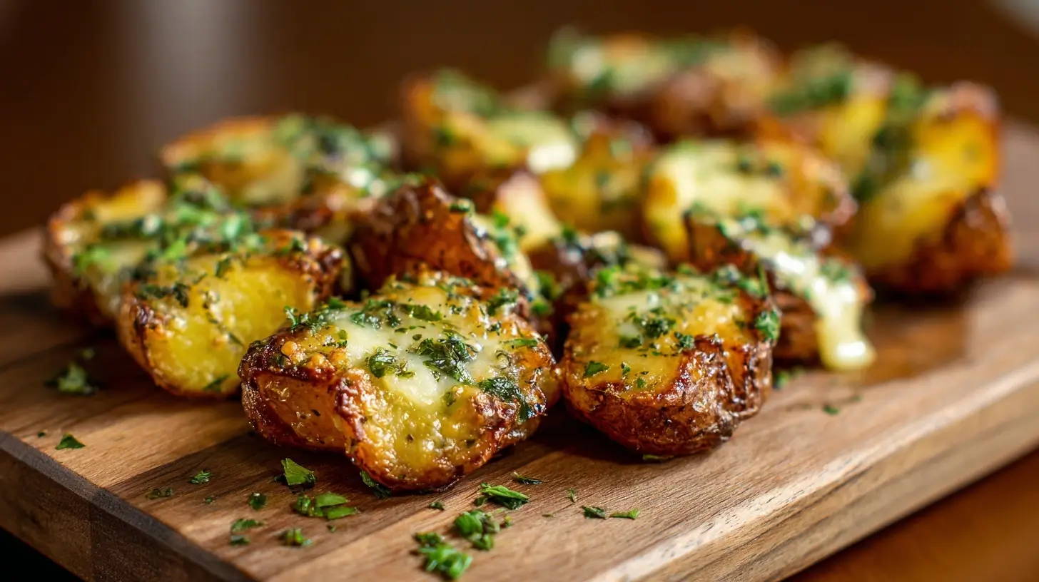 Leckere Raclette-Kartoffeln, perfekt zubereitet im Airfryer, die jeden Gaumen erfreuen.