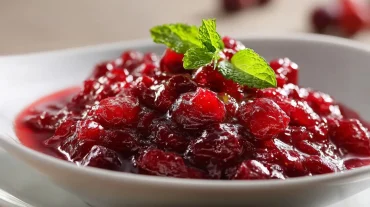 Leckere Rote Grütze, frisch zubereitet im Airfryer für eine gesunde Nachspeise.