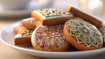Leckere Weihnachtsplätzchen, die perfekt im Airfryer gebacken sind und verführerisch duften.
