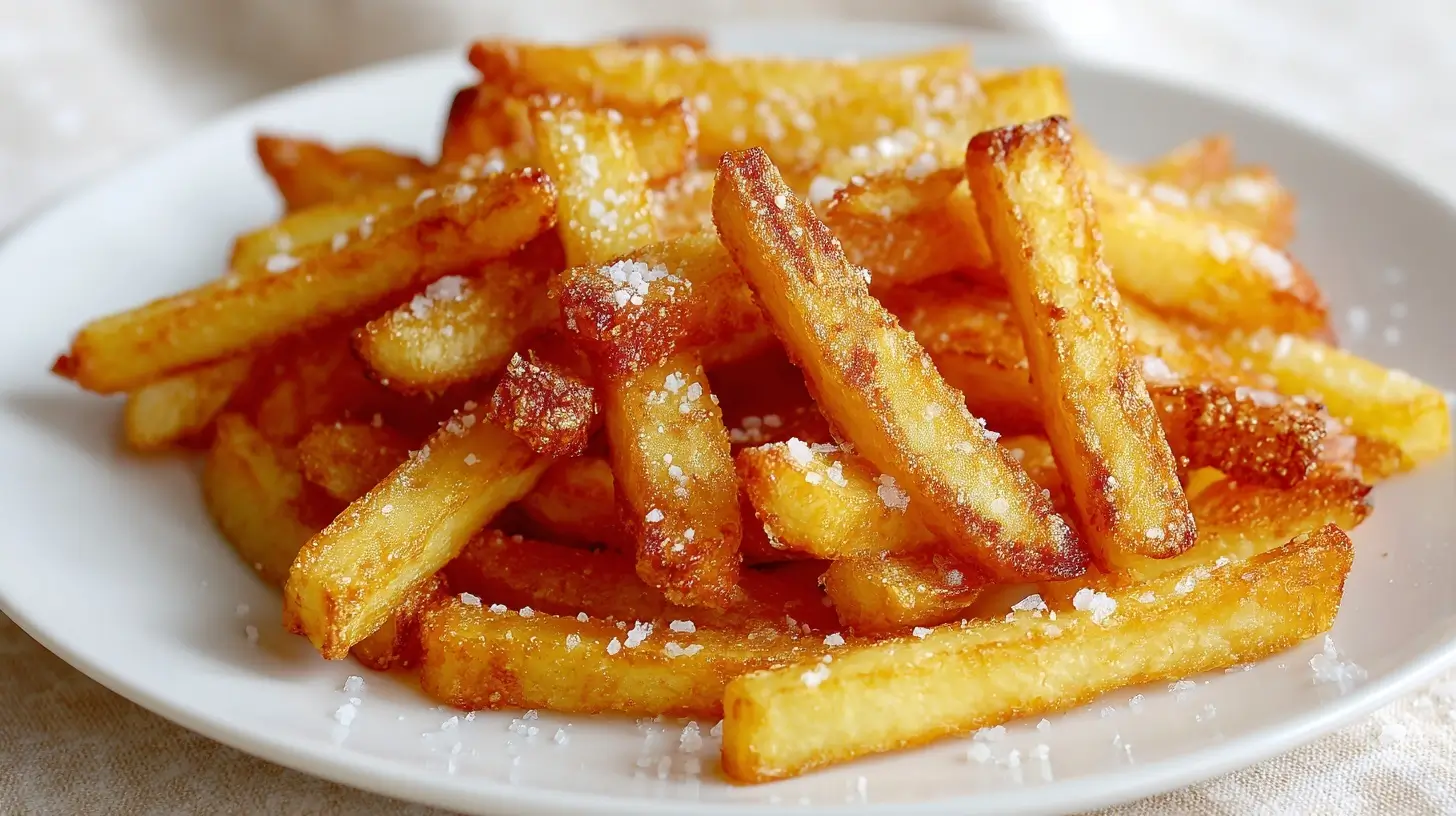 Knusprige, selbstgemachte Chips mit einer perfekten Textur im Airfryer.
