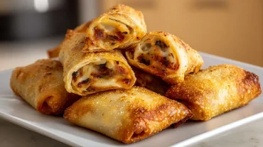 Leckere Pizzabrötchen im Airfryer, perfekt knusprig und schnell zubereitet.
