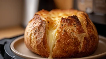 Leckerer Ofenkäse, perfekt zubereitet im Airfryer für eine knusprige Textur und vollen Geschmack.