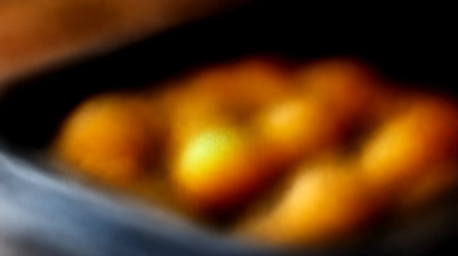 Leckere Kartoffelknödel, perfekt zubereitet im Airfryer für eine knusprige Außenseite und flauschige Innenseite.