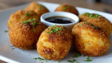 Leckere Kroketten knusprig zubereitet im Airfryer für ein perfektes Snack-Erlebnis.