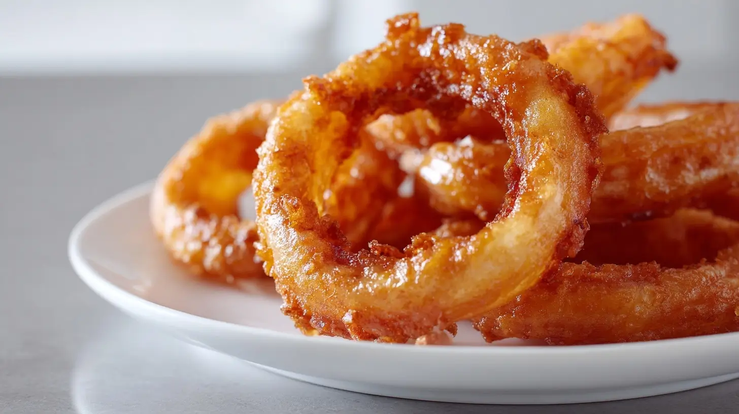 Knisprige Röstzwiebeln im Airfryer perfekt für jeden Snack.
