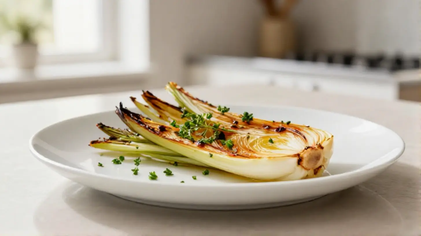 Knackiger Fenchel im Airfryer, perfekt für eine gesunde Beilage.