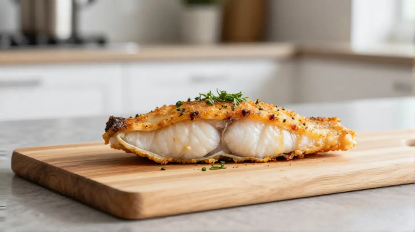 Zarter TK Fisch im Airfryer, perfekt knusprig und schnell zubereitet.