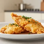 Saftiger Fisch, perfekt gegart im Airfryer, für eine gesunde Mahlzeit.