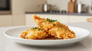 Saftiger Fisch, perfekt gegart im Airfryer, für eine gesunde Mahlzeit.