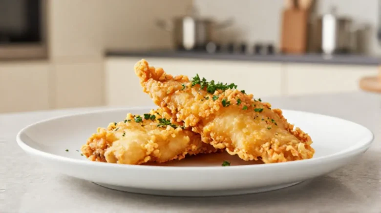 Saftiger Fisch, perfekt gegart im Airfryer, für eine gesunde Mahlzeit.