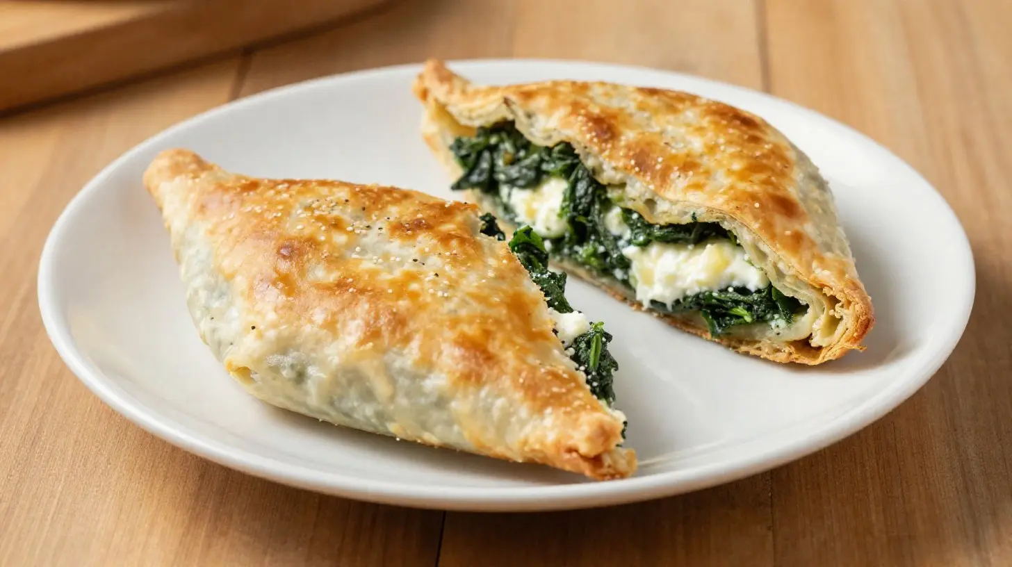 Leckeres Gözleme aus der Heißluftfritteuse mit frischem Gemüse und schmackhaftem Käse.