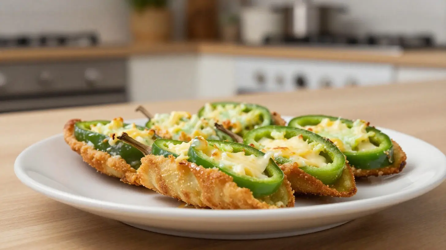 Leckere Jalapeño Poppers im Airfryer, perfekt für jede Feier.