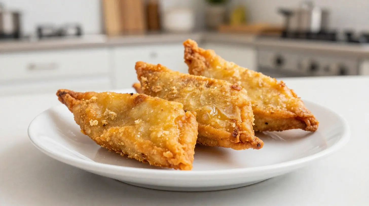 Leckere knusprige Pakora, perfekt zubereitet im Airfryer für einen gesunden Snack.