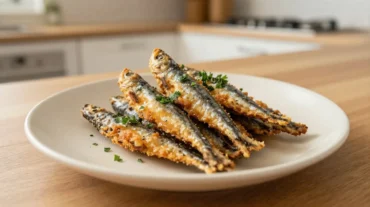 Leckere Sardinen aus dem Airfryer für eine gesunde und einfache Mahlzeit.
